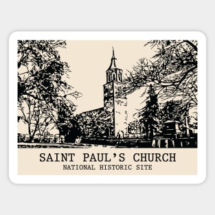 Saint Paul's Church National Historic Site Magnet